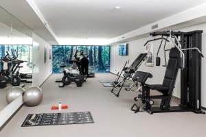
The fitness center and/or fitness facilities at Grand Hotel Trento
