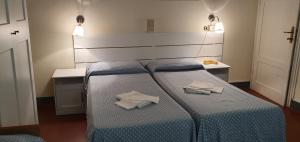 Postel nebo postele na pokoji v ubytování Hotel Eros