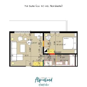 Grunnteikning Hotel Alpenland