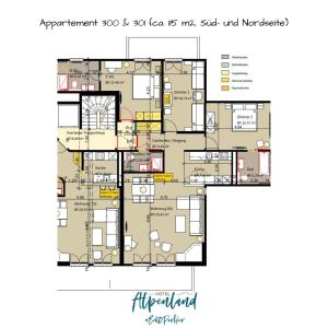 Grunnteikning Hotel Alpenland