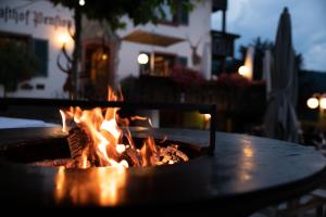 SallneckにあるGenusshotel Hirschen - Erholung im Grünen (Südschwarzwald)の火炉