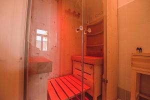 Koupelna v ubytování Agriturismo Salizzoni + 37 fotografií