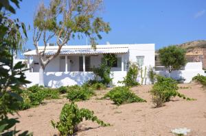 a house with a garden in front of it at Errika's Sweet Home in Provatas