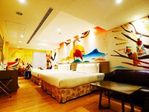 Posezení v ubytování Legend Hotel Kaohsiung Pier2