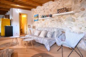 Posezení v ubytování PaxosBlue Suites & Villas