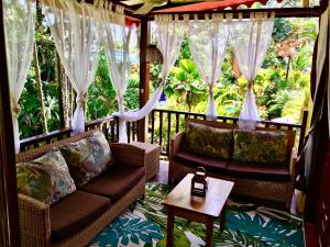 Istumisnurk majutusasutuses Hotel El Encanto