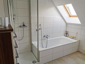 Ванная комната в Ferienwohnung Martina