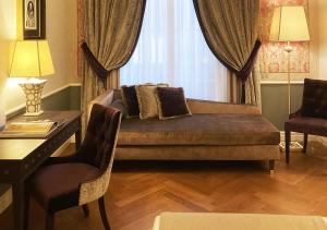 Posezení v ubytování Palazzo Roselli Cecconi