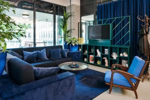 Χώρος καθιστικού στο The Social Hub Amsterdam West 4 star