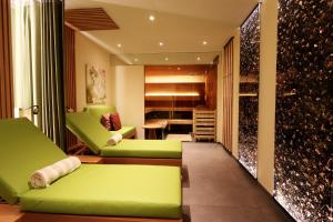 Istumisnurk majutusasutuses Hotel Allalin Saas-Fee