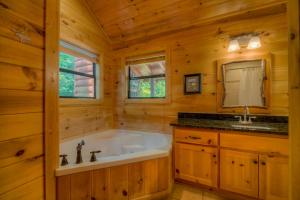 Ένα μπάνιο στο TreeTops- Pet Friendly Master on Main 5 minutes from Downtown Blue Ridge +14 φωτογραφίες