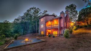 Bygningen som feriehuset ligger i