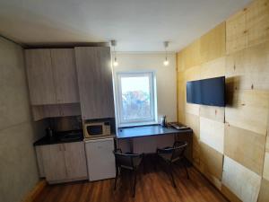 Köök või kööginurk majutusasutuses Podobovo.if.ua +19 fotot