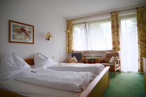 Postel nebo postele na pokoji v ubytování Haus Patricia