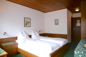Postel nebo postele na pokoji v ubytování Haus Patricia