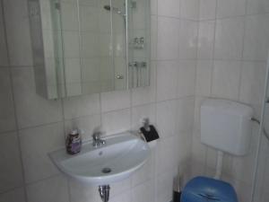 Koupelna v ubytování Apartment für zwei