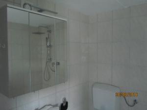 Koupelna v ubytování Apartment für zwei