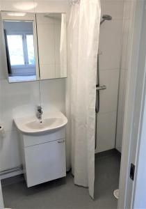 Ett badrum på Trelleborg Strand