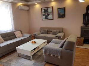 Posezení v ubytování Modern Apartment Doris