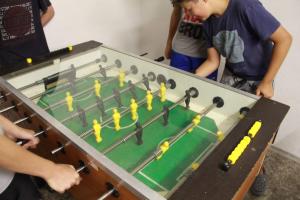 a cake of a baseball game with people standing around it at Penzion Zoja in Rudník