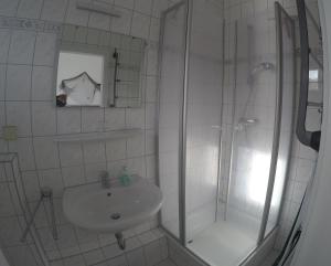 Koupelna v ubytování Haus Fernsicht