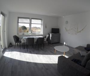 Posezení v ubytování Haus Fernsicht