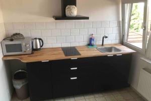 Dapur atau dapur kecil di Hauckwald Apartment 2