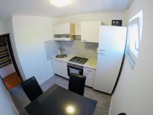 Kuchyňa alebo kuchynka v ubytovaní Apartments Lopac Jadranovo