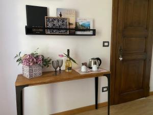 TV a/nebo společenská místnost v ubytování B&B La Dolce Casa Lago di Como