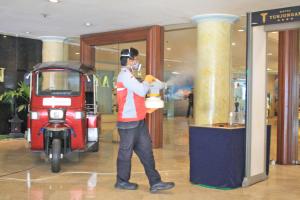 Tetamu yang menginap di Tunjungan Hotel