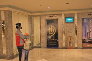 Tetamu yang menginap di Tunjungan Hotel