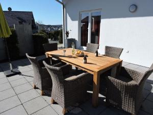 En balkong eller terrasse på Ferienhaus - Haus Winterberg