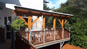 Balkón nebo terasa v ubytování Mount Stuart Hotel