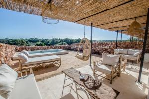 Balkón nebo terasa v ubytování Torre Vella Fontenille Menorca