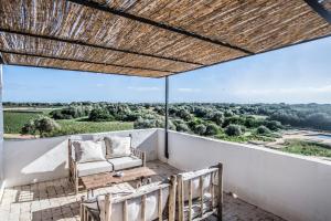 Balkón nebo terasa v ubytování Torre Vella Fontenille Menorca