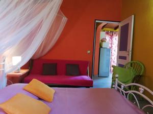 Una cama o camas en una habitación de Au Sable D'Or - Spa - WIfi- Piscine