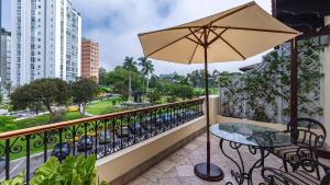Balkón nebo terasa v ubytování Country Club Lima Hotel – The Leading Hotels of the World
