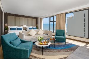 Χώρος καθιστικού στο Minh Toan SAFI Ocean Hotel