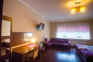 Χώρος καθιστικού στο Hostel Soleil