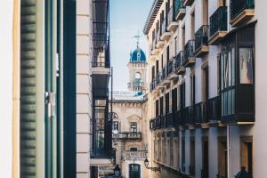 Výhľad na mesto Donostia-San Sebastián alebo výhľad na mesto priamo z apartmánu