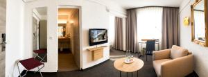 TV a/nebo společenská místnost v ubytování Best Western Hotel Mainz