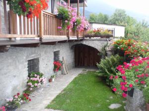 Zahrada ubytování B&B Lo VAN - Camere al Verde Villaggio di Rumiod