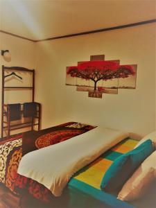 En eller flere senge i et værelse på B&B Nuwara eliya