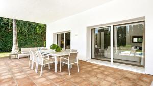 Uma varanda ou outra área externa em Villa Marina
