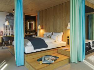 Ліжко або ліжка в номері 25hours Hotel Langstrasse