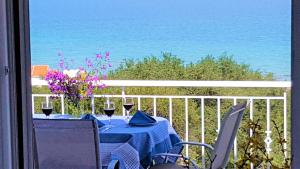 A balcony or terrace at Sea View Private Pool Villa