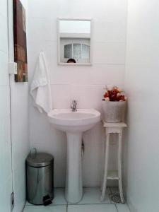 Phòng tắm tại Pousada do Parque