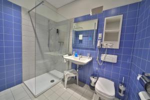 Koupelna v ubytování Hotel Moritz an der Elbe + 37 fotografií