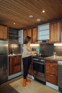 Fotografie z fotogalerie ubytování Sielikkö Aurora Log Apartments v destinaci Saariselka