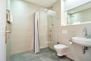 Koupelna v ubytování Hotel Apfelbaum